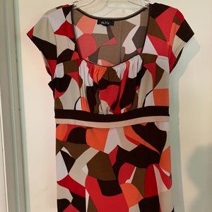 Alyx Geometric Blouse - Size Large